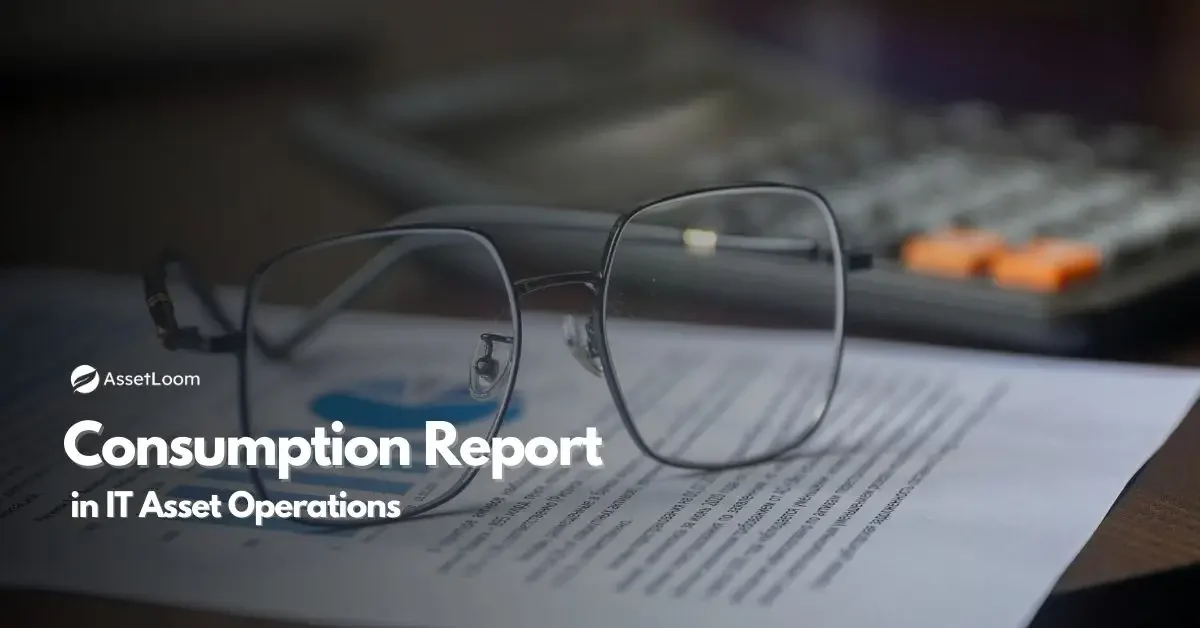 What is a Consumption Report in IT Asset Operations