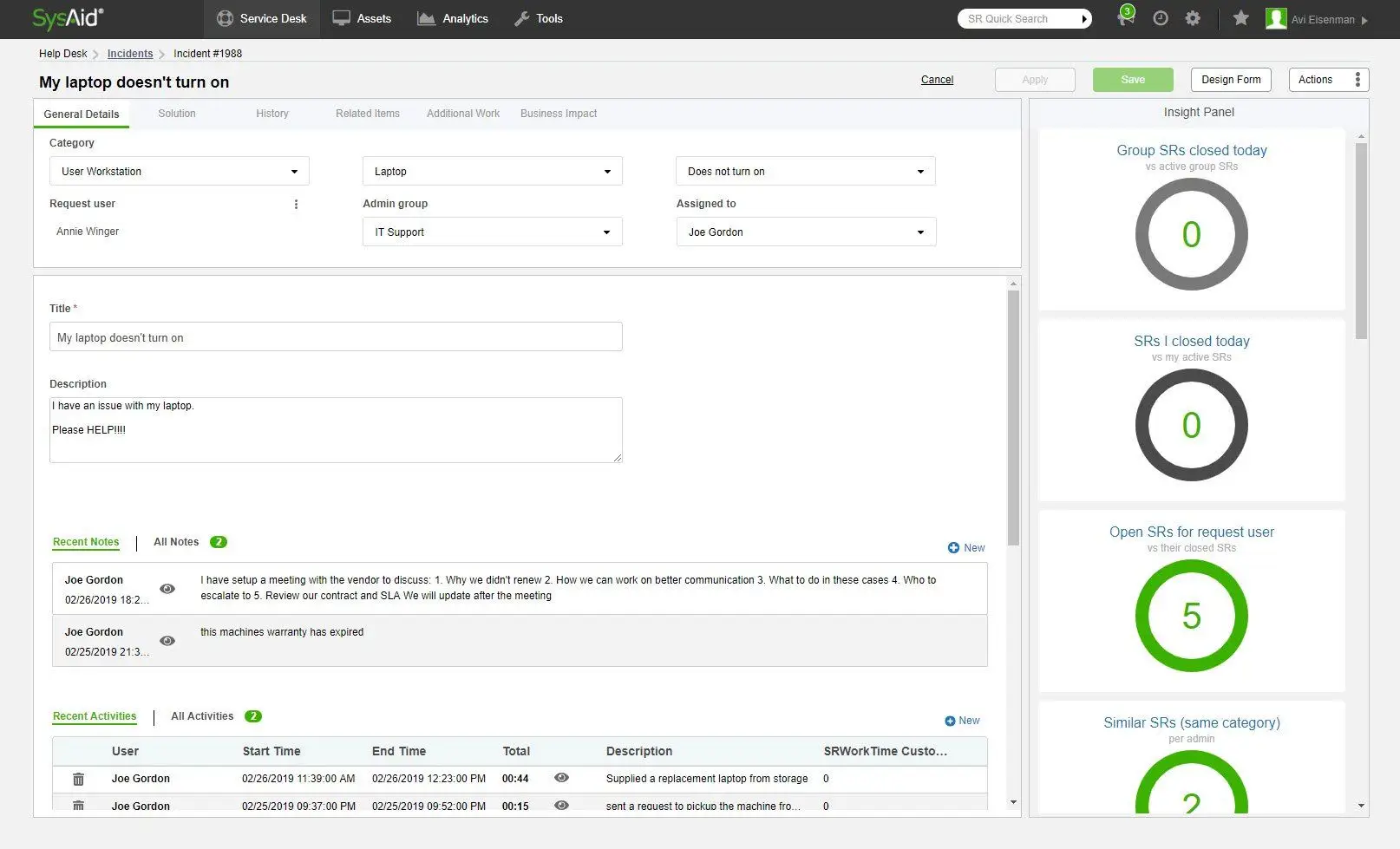 SysAid Inventory management SysAid Inventory management